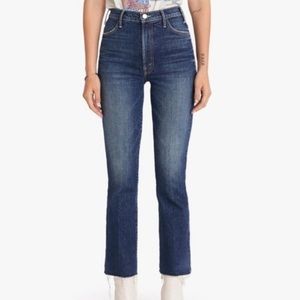 MOTHER Hustler Ankle Fray Dirty Mary jeans size 31